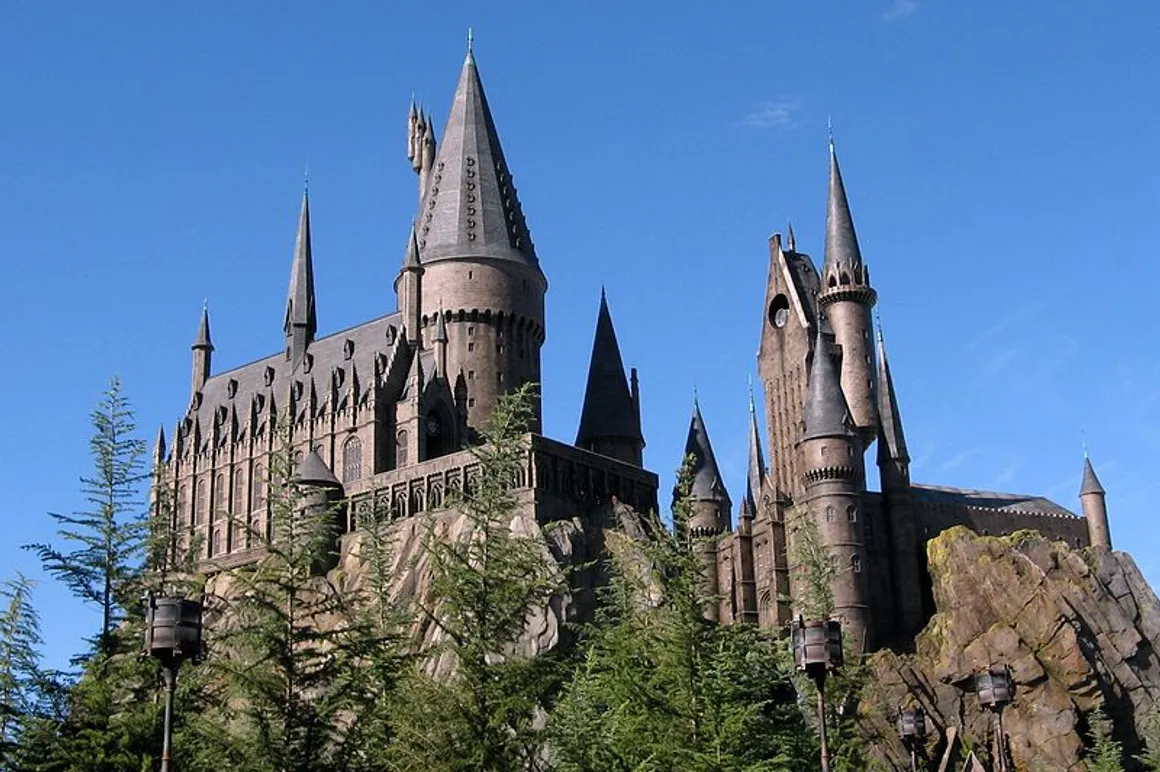 Reproducción del castillo de Hogwarts en Islands of Adventure Flordia