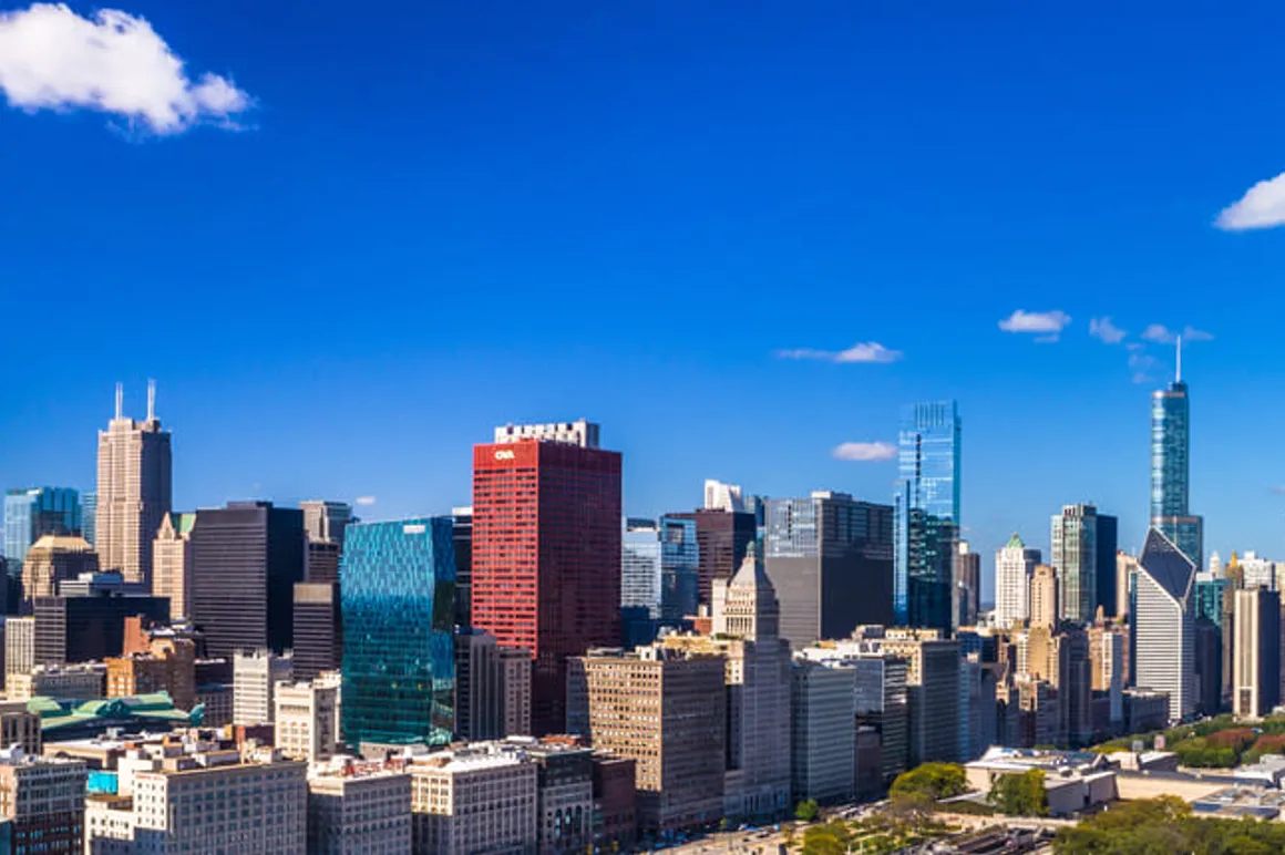 vue aerienne chicago istock