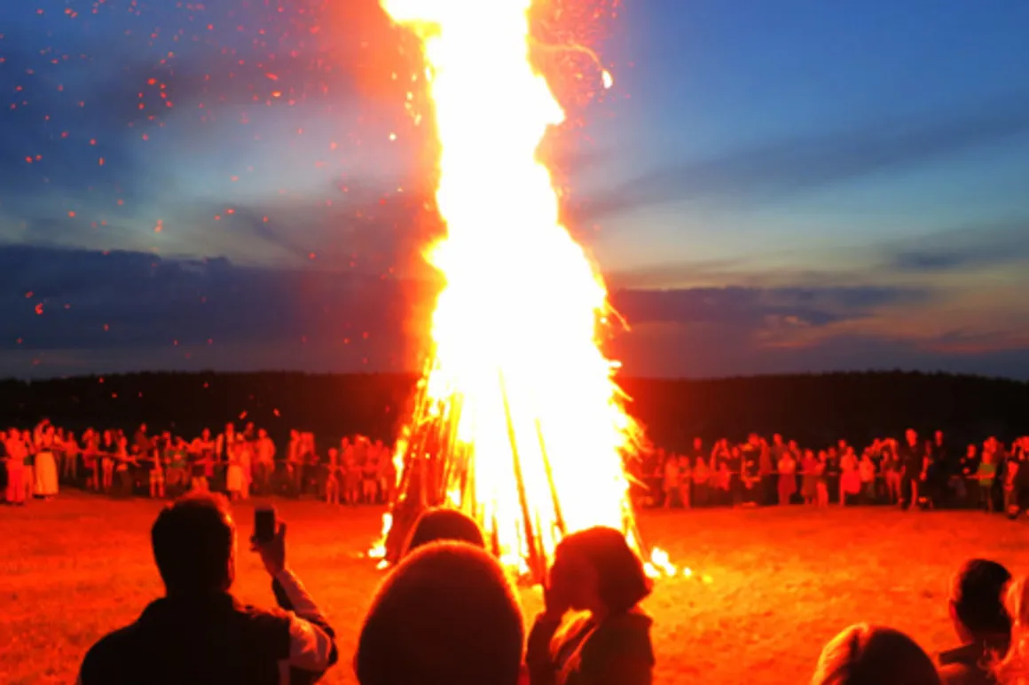 Feu de joie Saint Jean 120x100