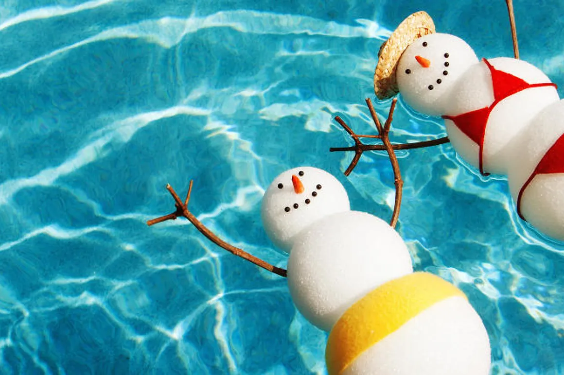 Bonhomme de neige hiver